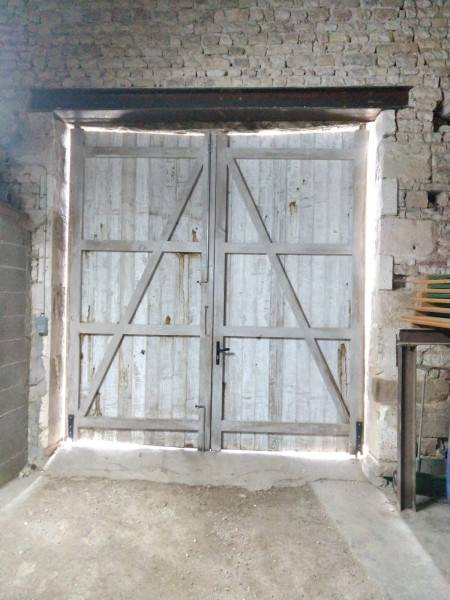 porte de grange en bois