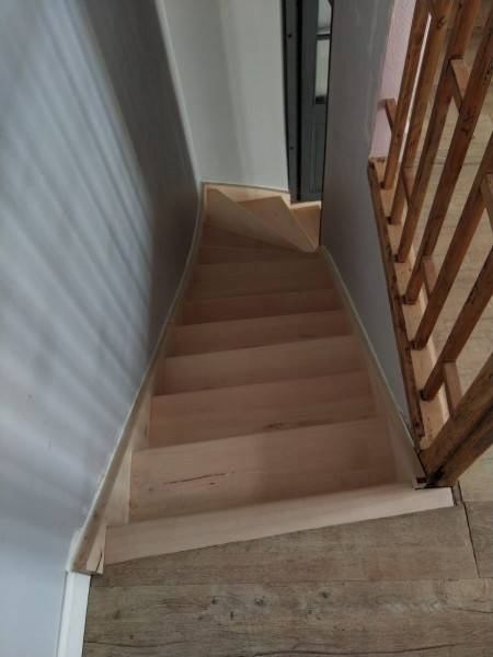 escalier en bois