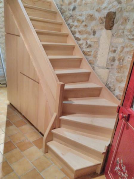 escalier en bois